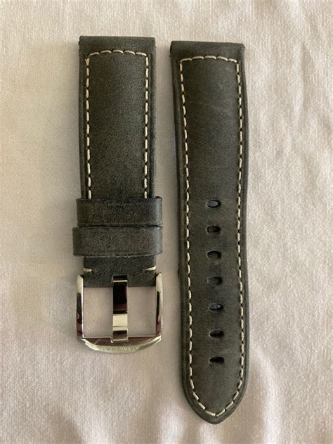 panerai grey assulutamente|FS Panerai OEM Grey Assolutamente 22mm Strap with OEM .